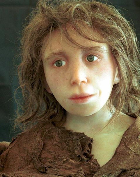 477px-neanderthal_child The first draft of the Neanderthal genome will be publuished in 2009.