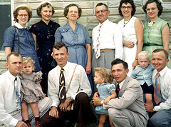 Kunze Family Photo, circa mid-1950s