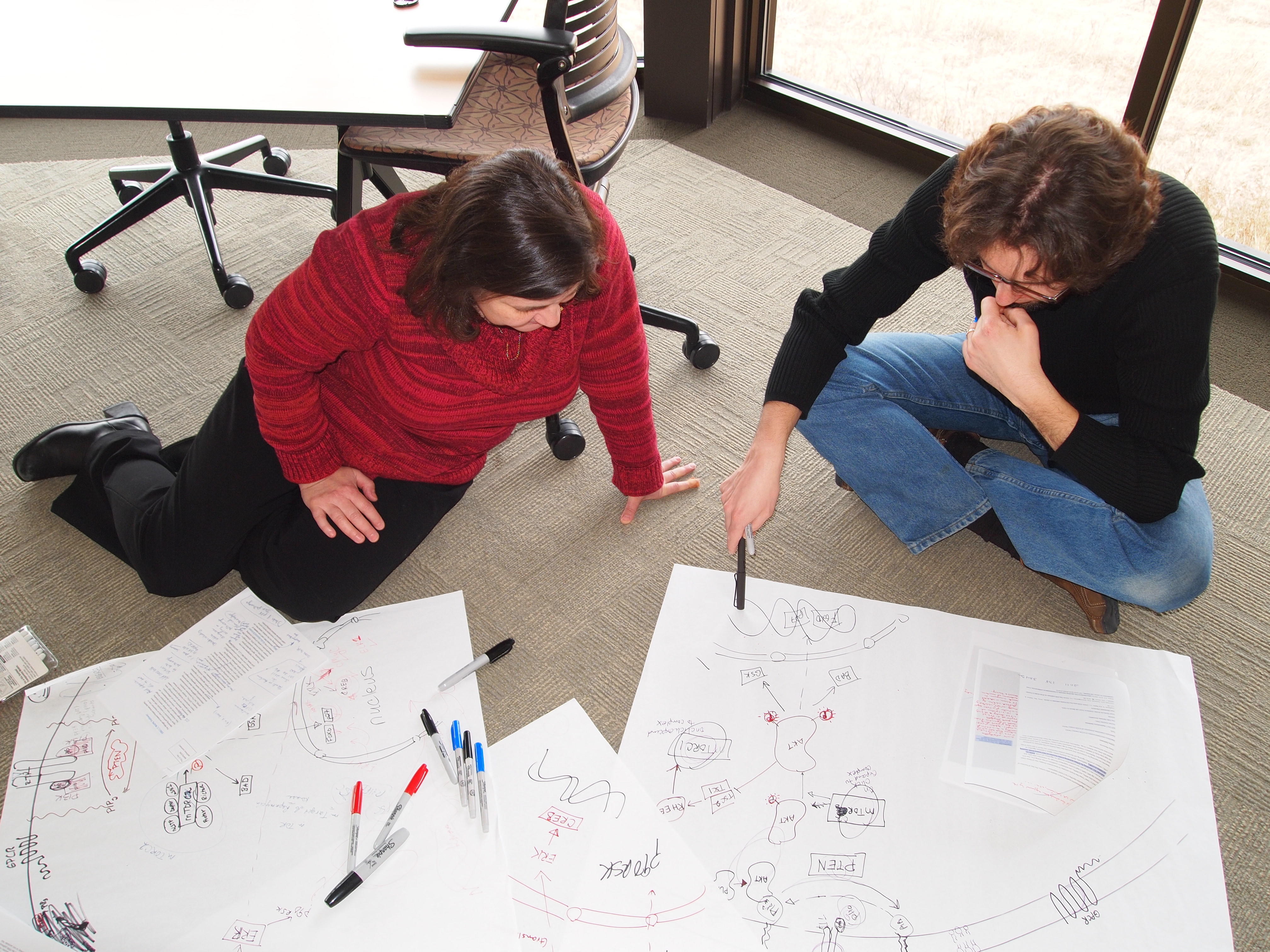Planning the images.