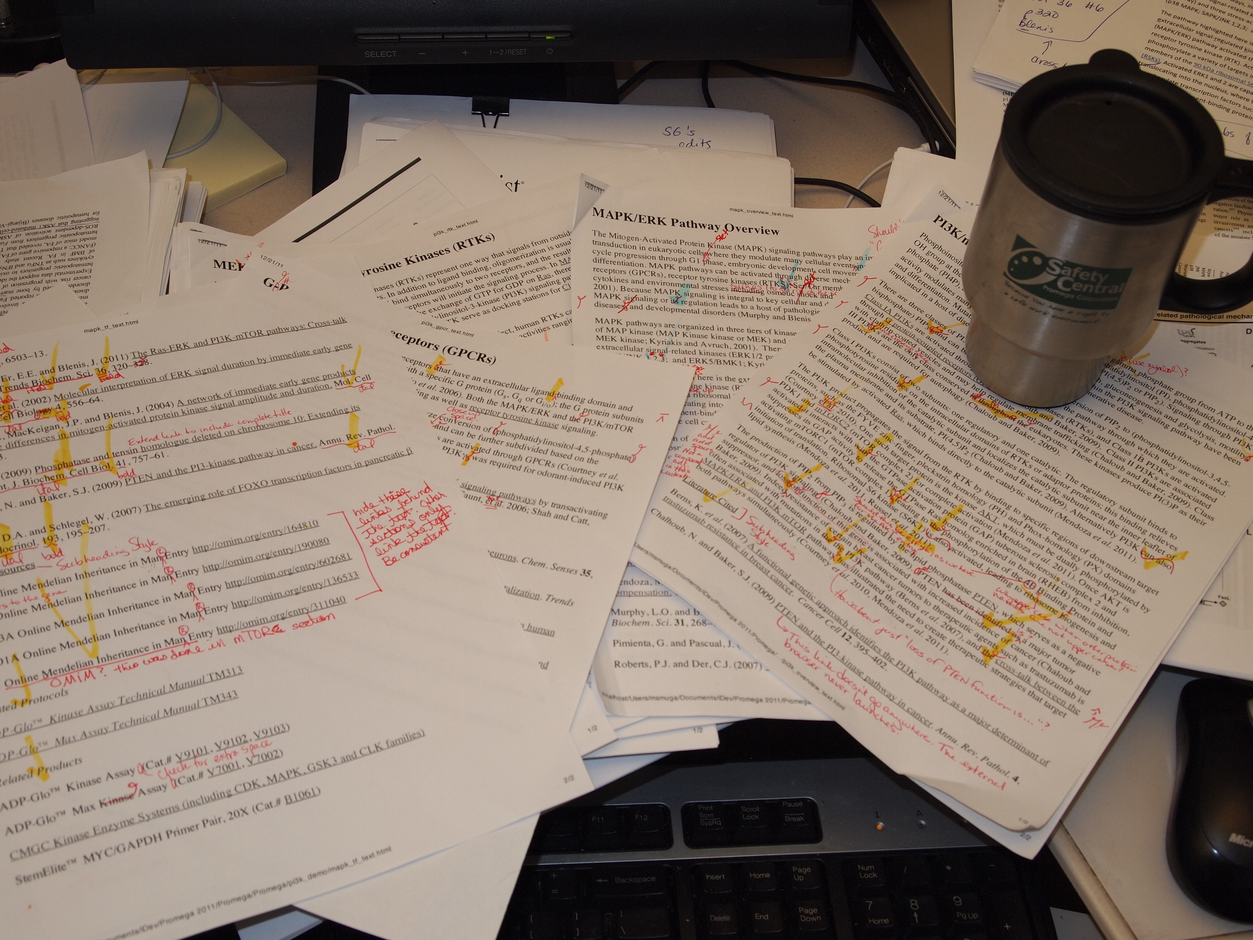 Text back from reviewers
