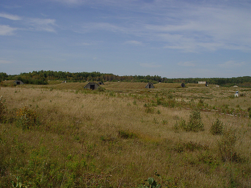 Bunkers at Aroostook National Wildlife Refuge. photo credit: USFWS/Steve Agius