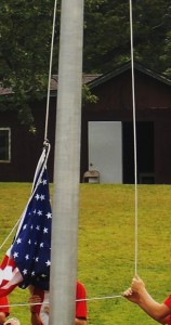 Camp Indian Trails Morning Flag Ceremony