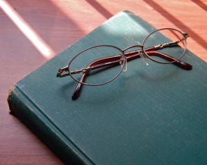 BookWithGlasses