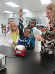 Helping students learn how to ask questions and design experiments to answer them.
