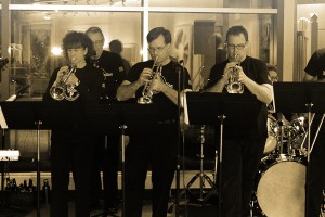 "I hadn't played my trumpet, consistently, since high school." Promega employees, including trumpet player, Matt Hanson, performing as part of Lead Generation