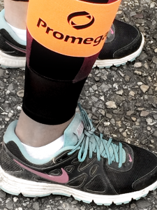 Ankle band at the Courir Pour Elles run/walk recently.