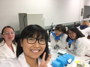 CTPGE students (l to r): Anna Facchetti, Anqi Fu, Pureum Jeon, and Hajeong Sim; Anna and Anqi are UW-Madison graduate students.