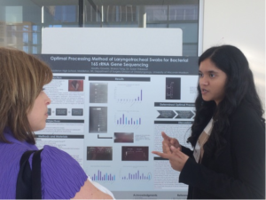 Madhu presents her work.