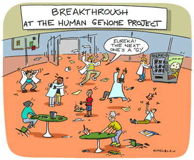 Breakthrough at the human genome project