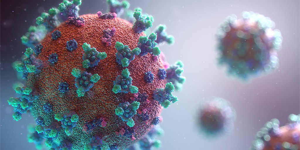 3d model of coronavirus covid-19