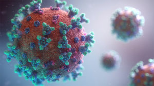 3d model of coronavirus