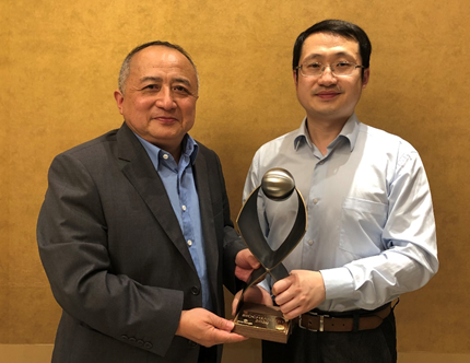 Dr. Haitao Yang, recipient of the 2020 Promega Award for Biochemistry
