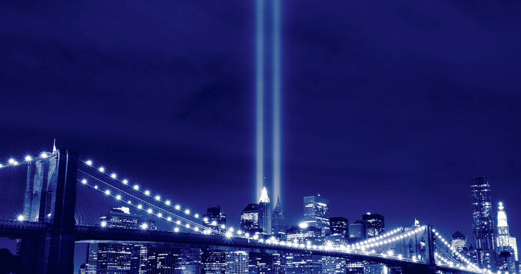 Two beams of light recognized the site of the World Trade Center attack. Today DNA forensic analysis applies new technologies to bring closure to families of victims.