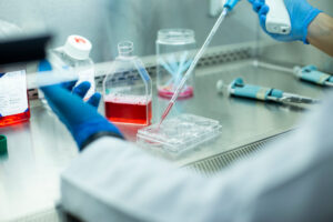 scientist working in a research lab