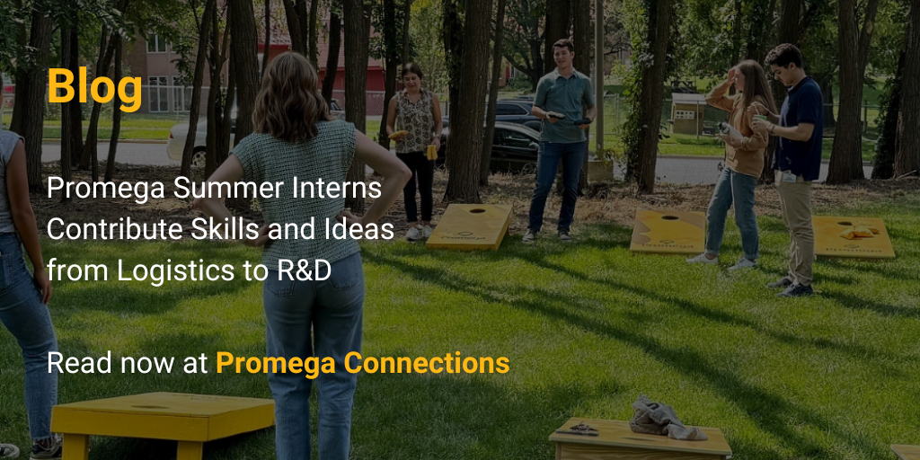 Promega Summer Interns Contribute Skills and Ideas from Logistics to R